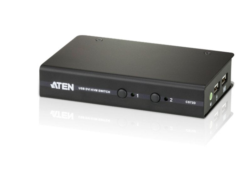EAN 4719264640339 - ATEN CS72D interruptor KVM Negro imagen 1