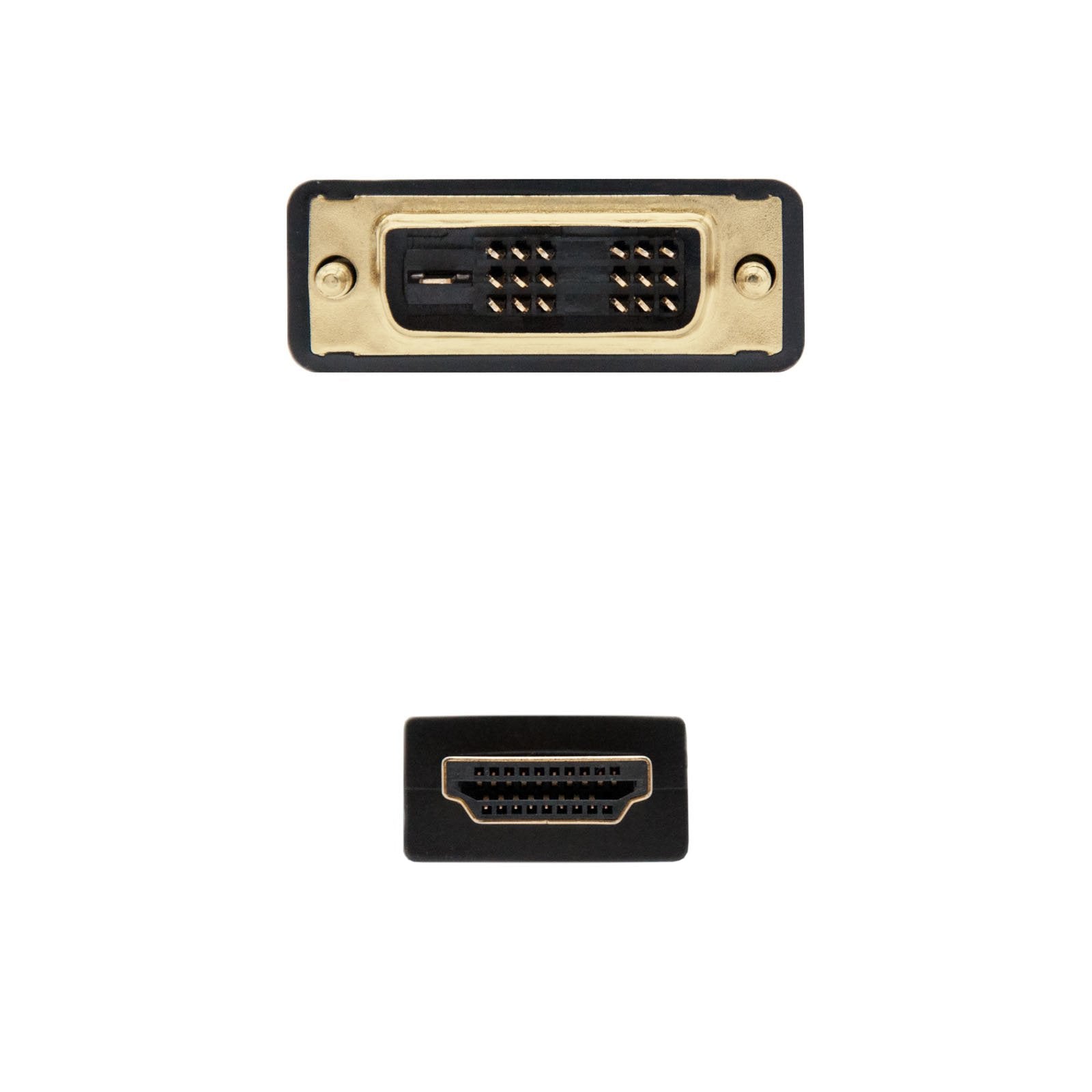 EAN 8433281002098 - Nanocable 10.15.0502 adaptador de cable de vídeo 1,8 m Negro imagen 3
