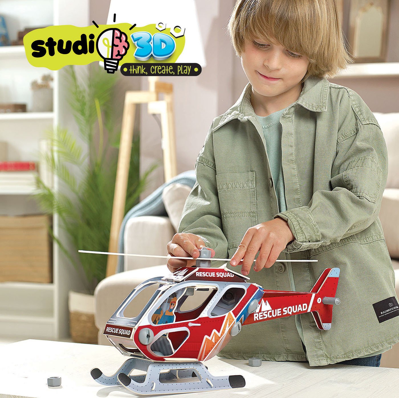 Studio 3d Helicoptero