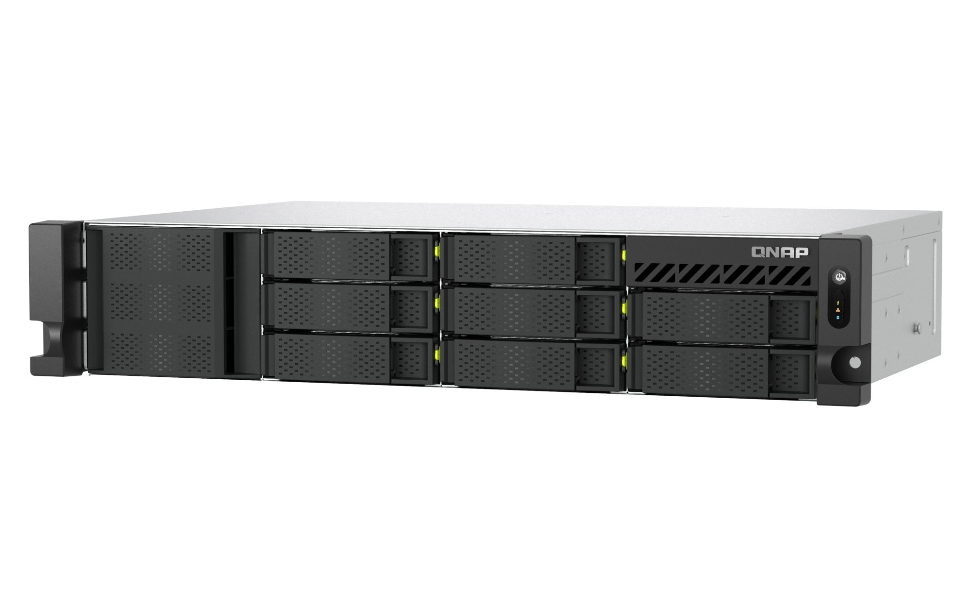 Servidor Nas  Qnap Ts-H1065eu-Rp 10 Compartimentos Montaje En Bastidor Sata-600 / Nvme Ram 8 Gb 2.5 Gigabit Ethernet 2u