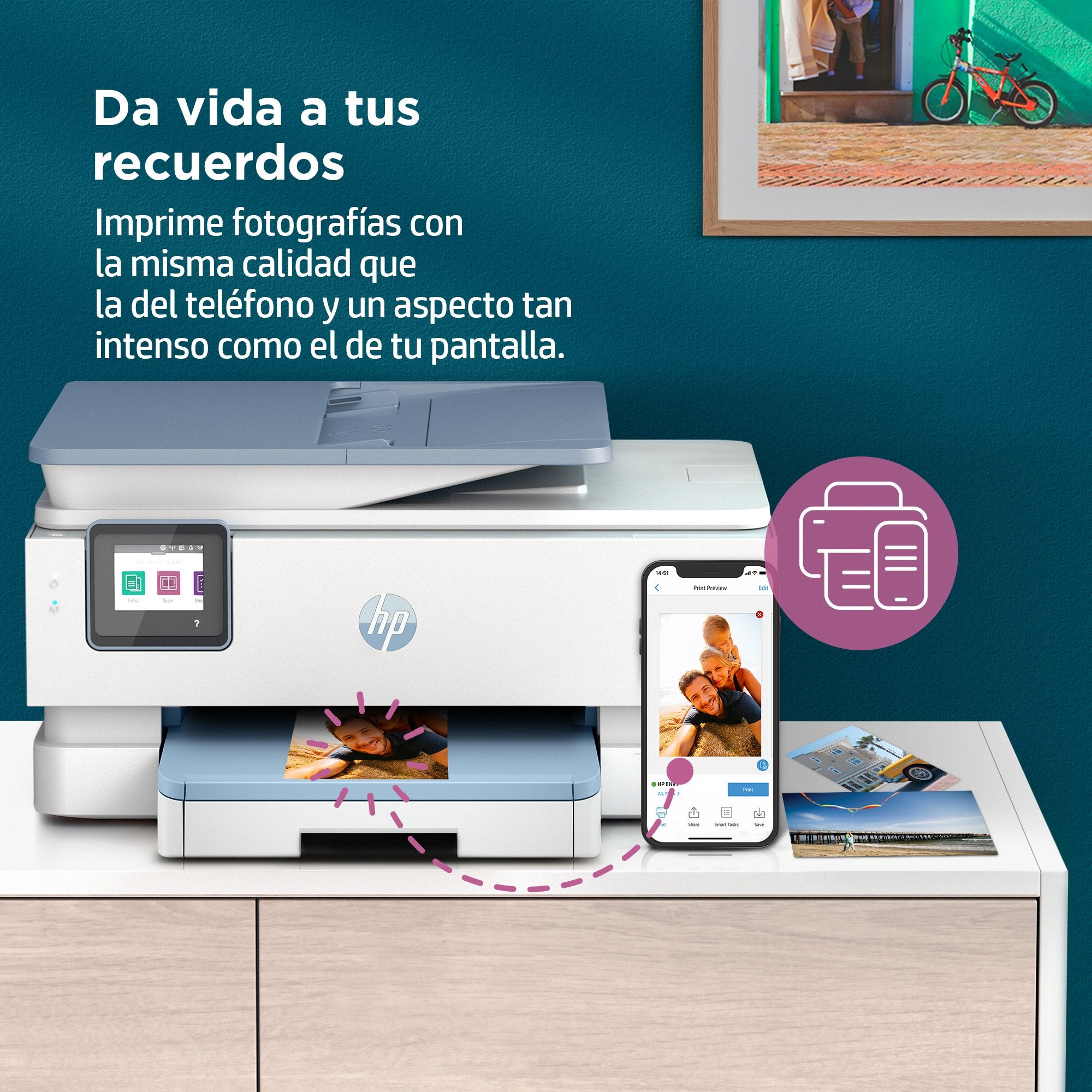 EAN 0195697709593 - HP ENVY Inspire 7921e AiO Printer Inyección de tinta térmica A4 4800 x 1200 DPI 15 ppm Wifi imagen 9