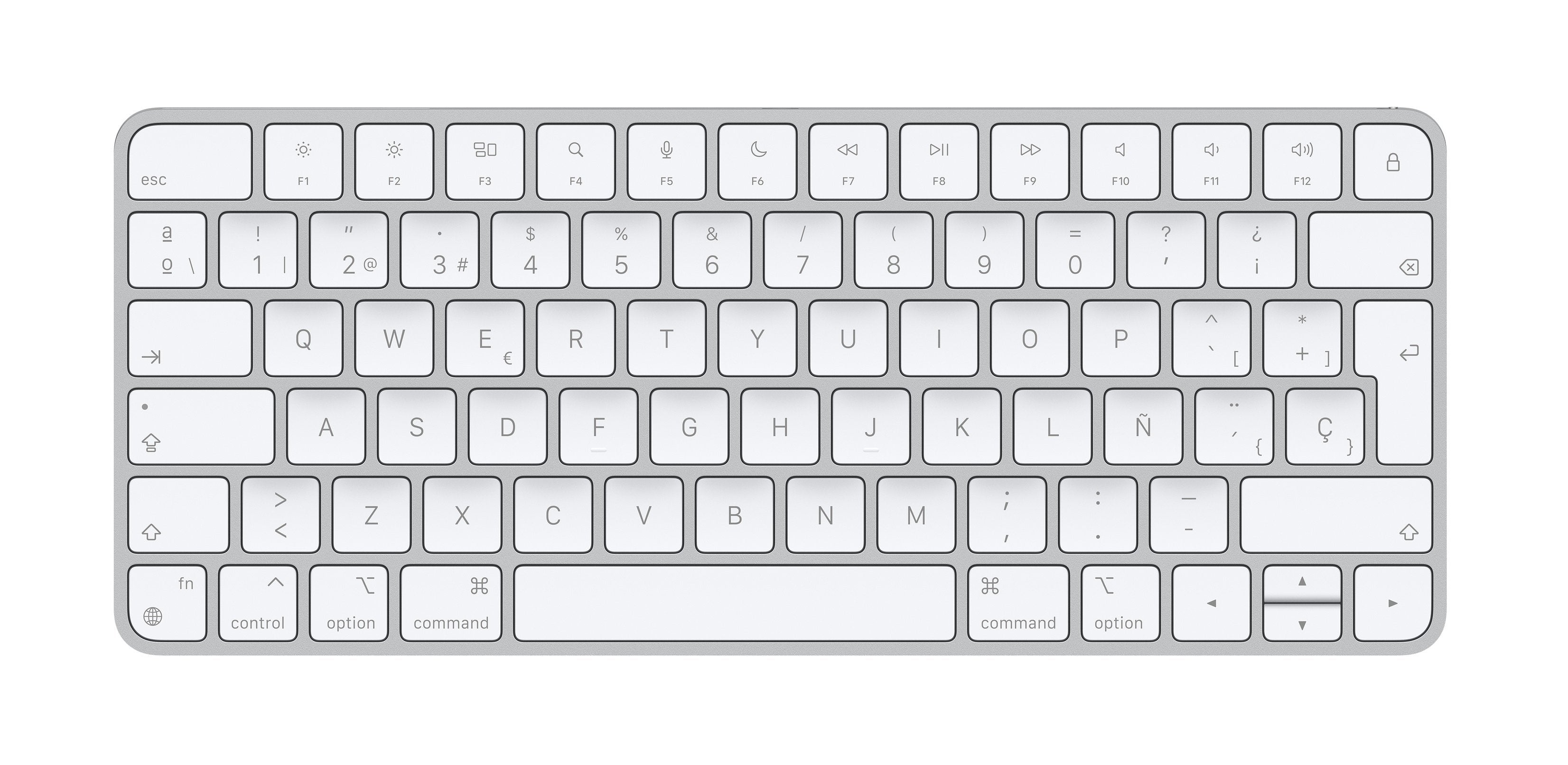 Teclado Inalámbrico Apple Magic Keyboard Plata