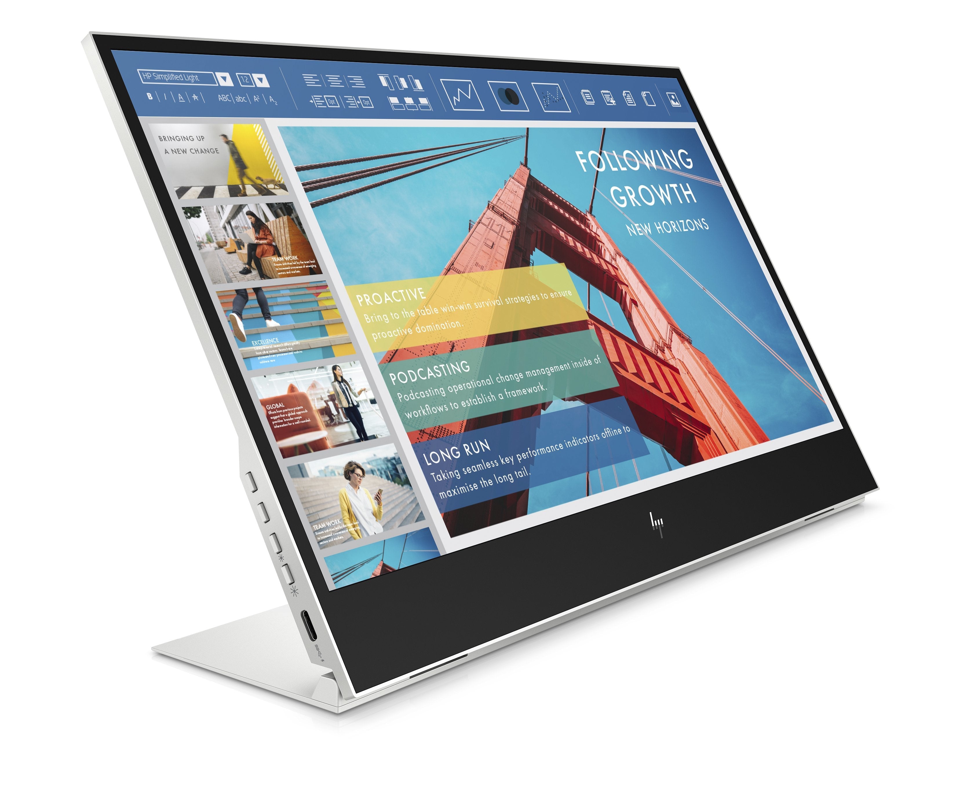EAN 5715063339015 - HP E14 G4 Portable Monitor pantalla para PC 35,6 cm (14") 1920 x 1080 Pixeles Full HD LCD Blanco imagen 3