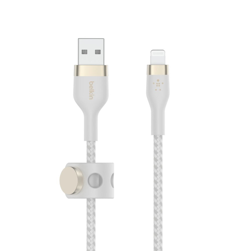 Usb-A To Ltg_braid Silic 3m White