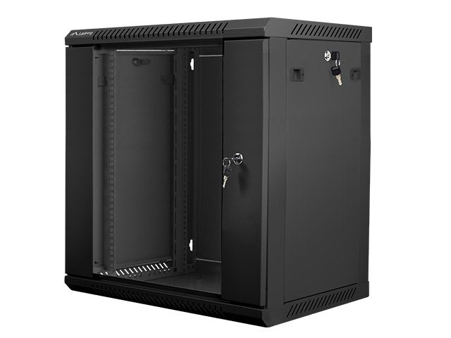 EAN 5901969403138 - Lanberg WF01-6412-10B armario rack 12U Bastidor de pared Negro imagen 5