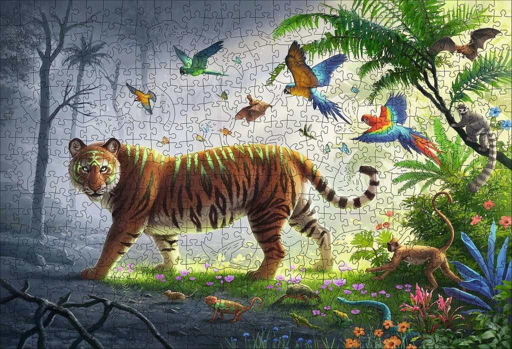 Ravensburger Wooden Puzzle De Madera Tigre En La Jungla (505 Piezas)17514
