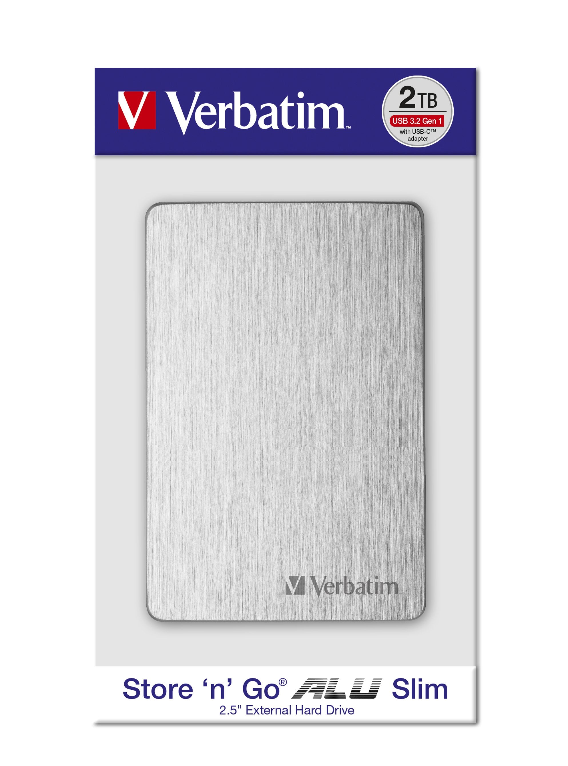 EAN 0023942536666 - Verbatim Store 'n' Go ALU Slim disco duro externo 2.5" USB Tipo C 3.2 Gen 1 (3.1 Gen 1) imagen 8