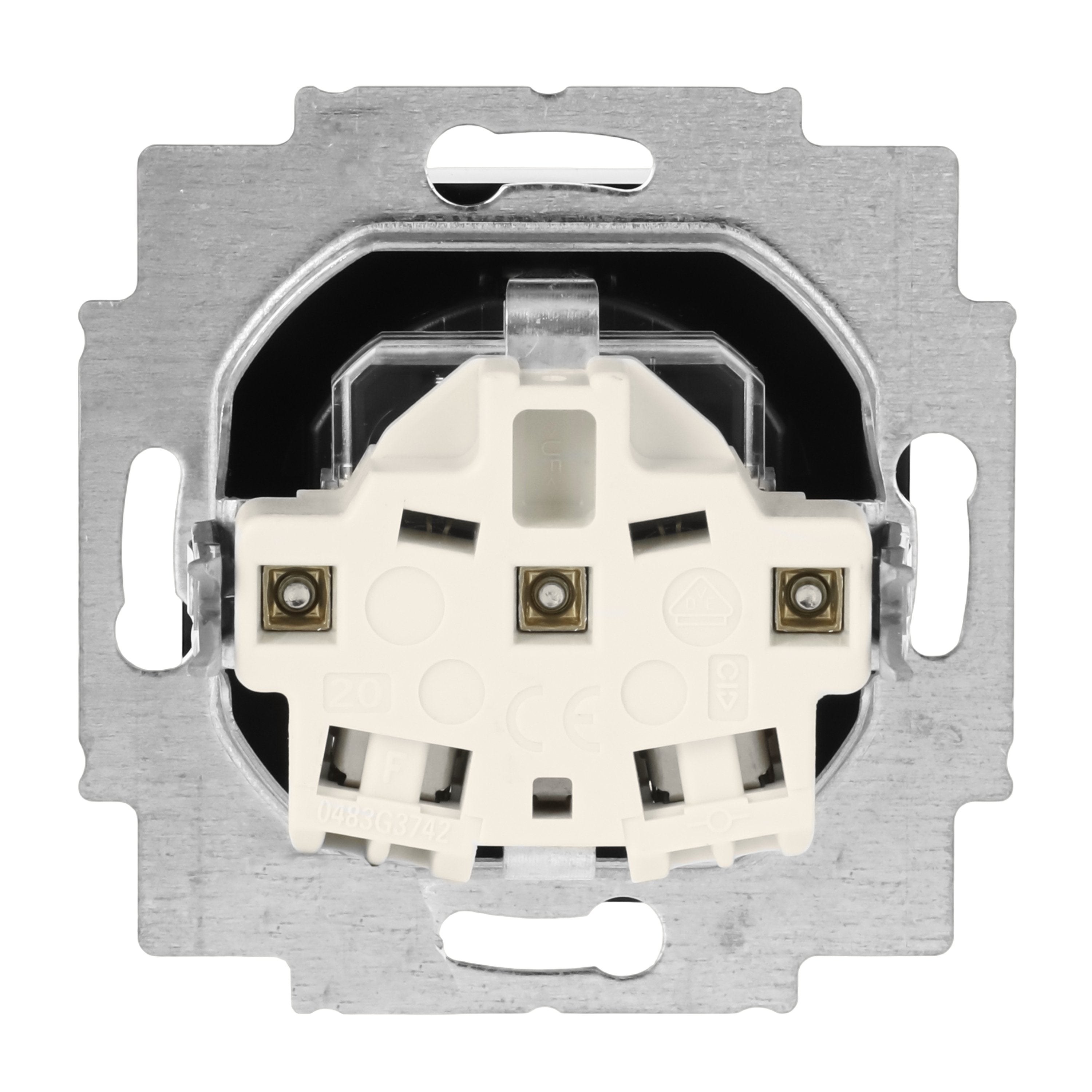Busch Jaeger Schuko Steckdosen-Einsatz Schwarz 20 Eucb-15-914 (2013-0-5381)