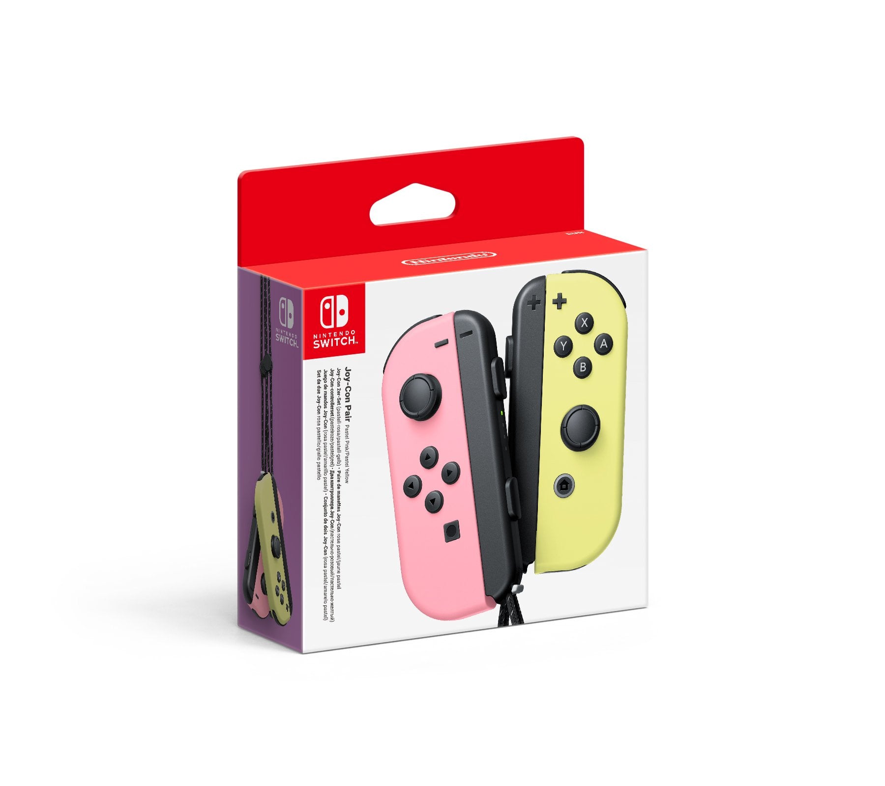 Gamepad Nintendo Switch Joy-Con Rosa/Amarillo