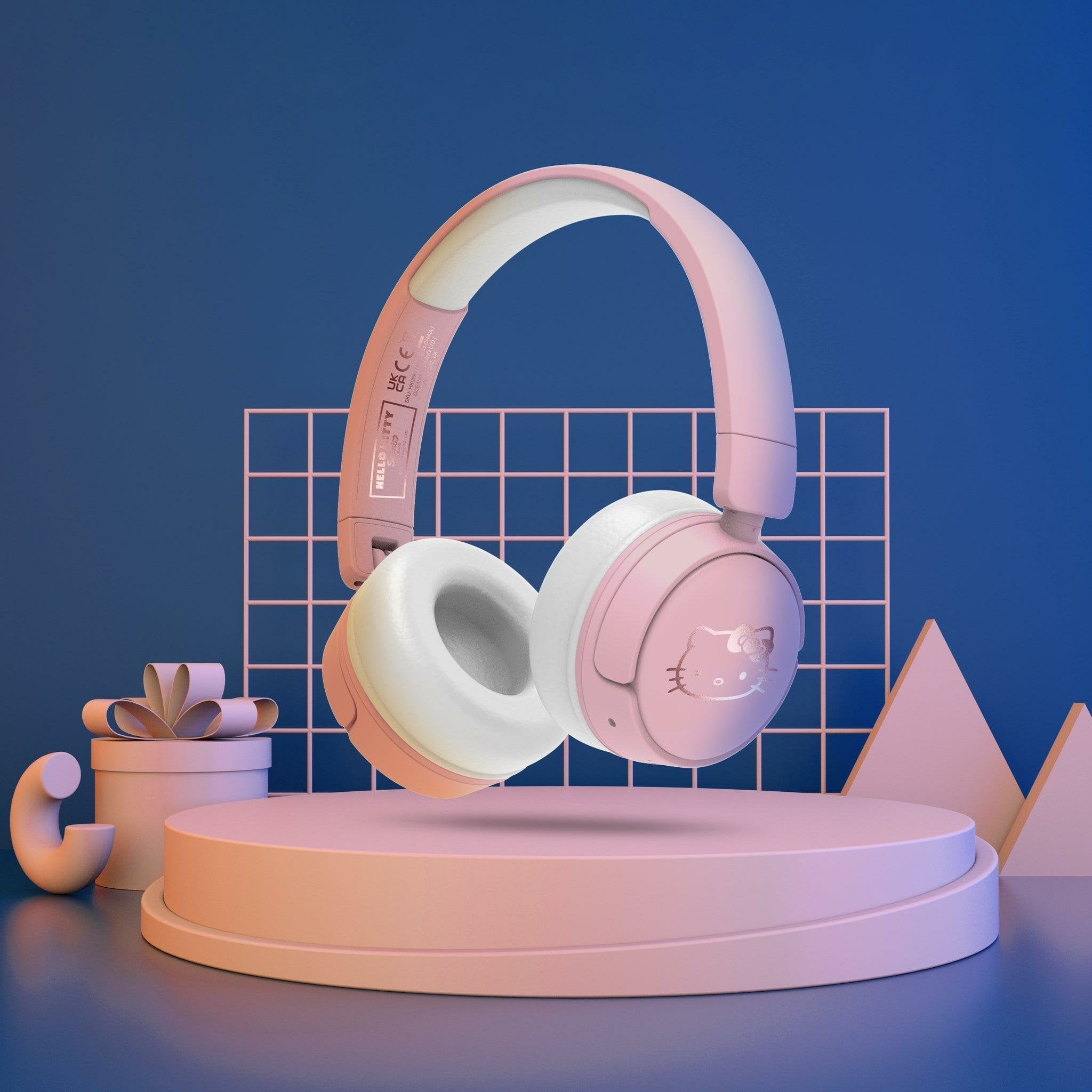 Auriculares Inalambricos Infantiles Rose Gold Hello Kitty