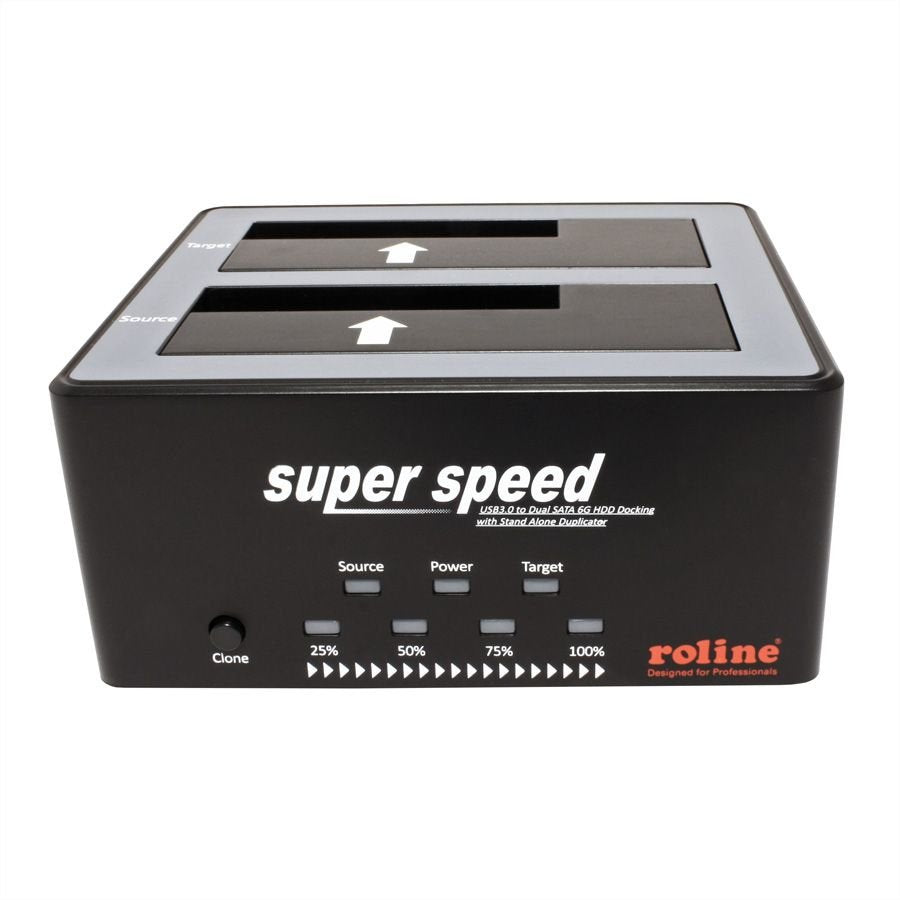 6,35 8,89cm 2,5pulgadas 3,5pulgadas Sata Hdd Ssd Docking Station Usb 3.2 Gen 1 Hdd-Clone-Función