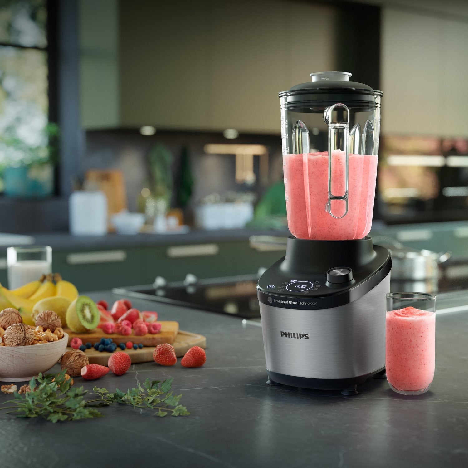 EAN 8720389013539 - Philips 7000 series HR3760/00 licuadora Batidora de vaso 1500 W Negro, Metálico imagen 7