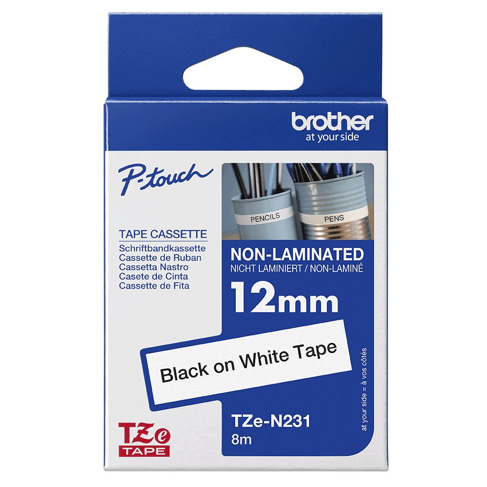 EAN 4977766691833 - Brother TZE-N231 cinta para impresora de etiquetas Negro sobre blanco TZ imagen 2