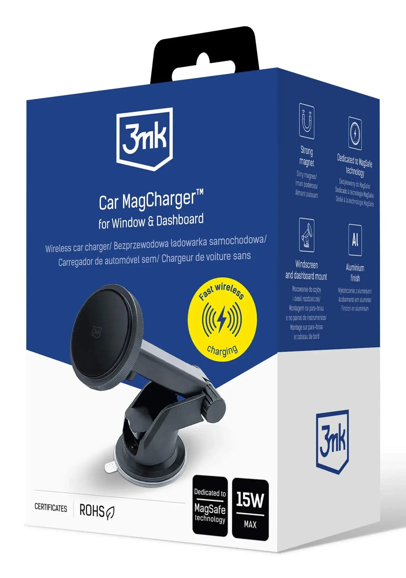 3mk Car Mag Charger Window&Dashboard