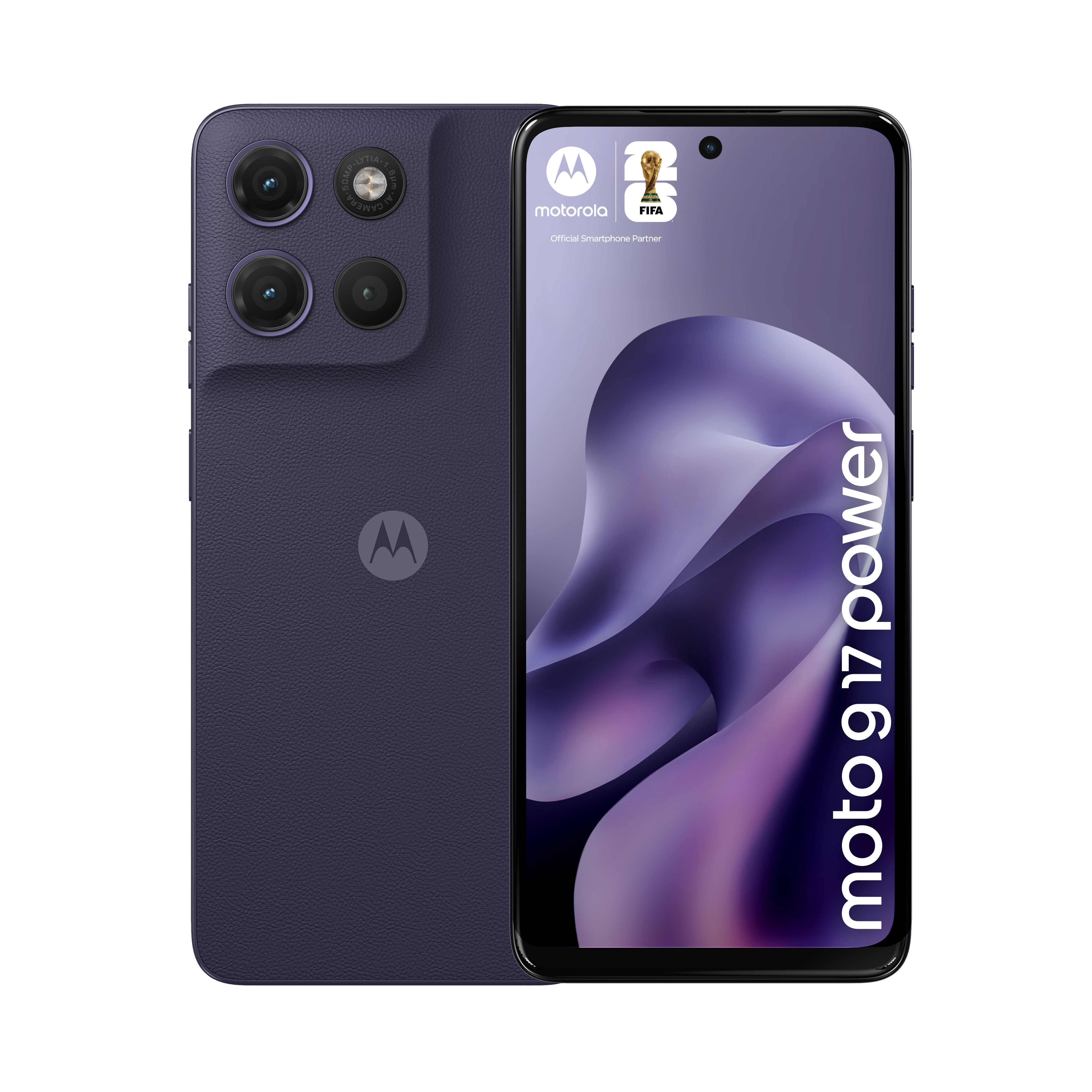 Smartphone  Motorola Moto G17 Power 17,1 Cm (6.72") Ranura Híbrida Dual Sim Android 15 Usb Tipo C 8 Gb 256 Gb 6000 Mah Púrpura