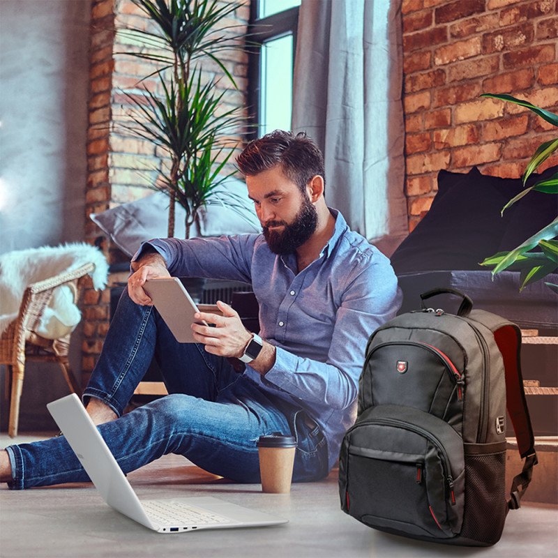 Port Designs Mochila Para Portatil Houston 17.3 Negra