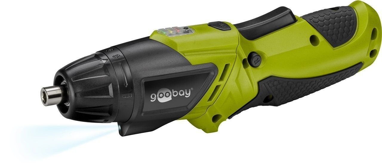 Mini Destornillador Inalámbrico 3,6 V Con Luz Led  Goobay