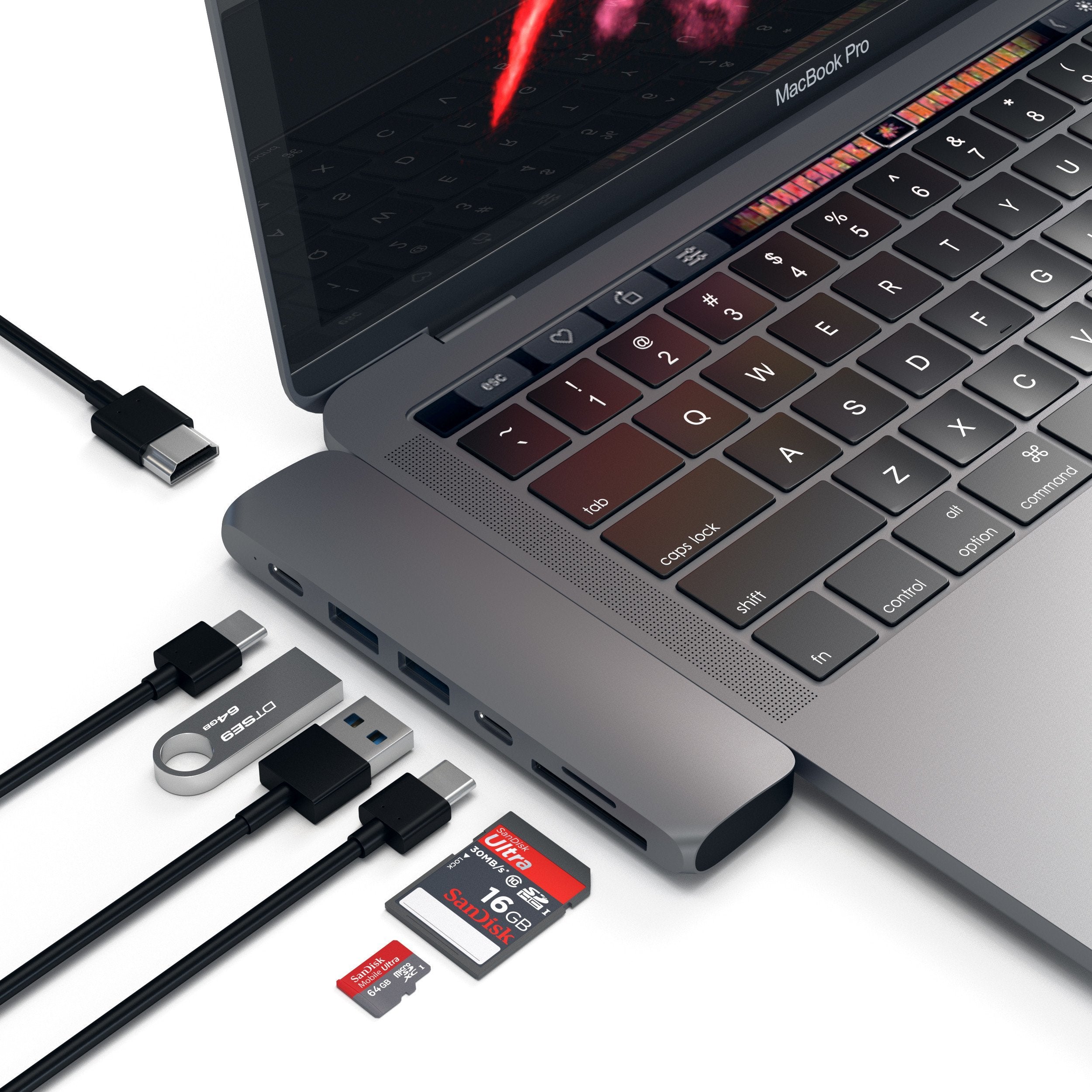 EAN 0879961006891 - Satechi ST-CMBPM base para portátil y replicador de puertos USB 3.2 Gen 1 (3.1 Gen 1) Type-C Gris imagen 4