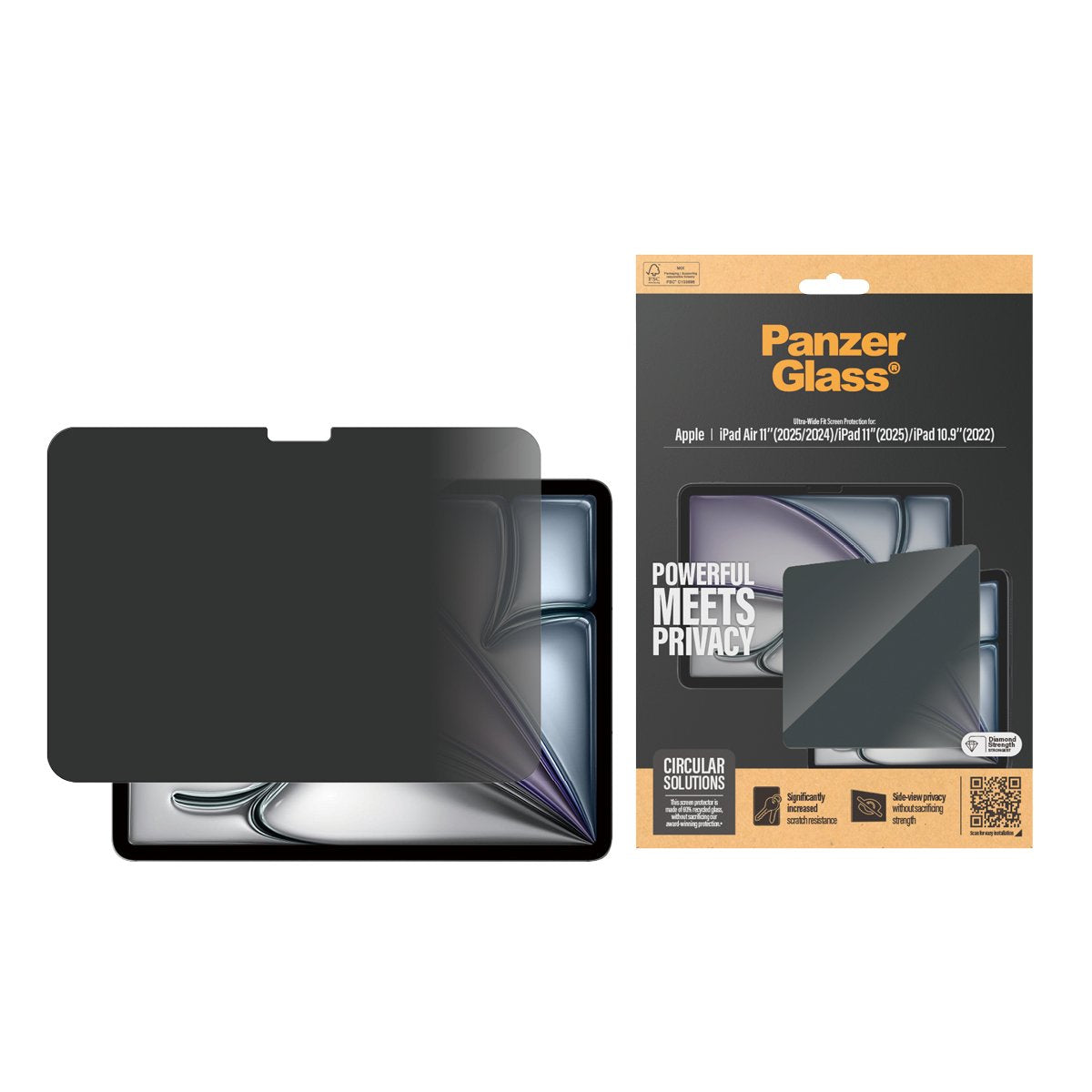 EAN 5715685012112 - PanzerGlass ® 2-Way Privacy Screen Protector iPad Air 11'' (2024-2025) | iPad 11" (2025) | iPad 10.9'' (2 imagen 2