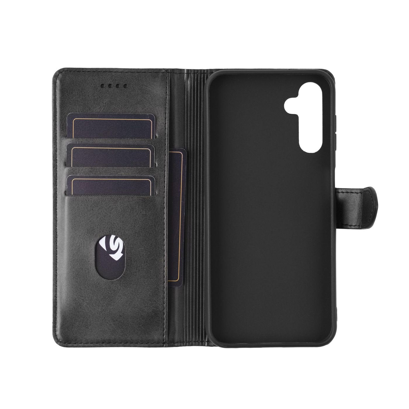 Wales A37 Galaxy. Wallet  Cover Black. Material: 100%