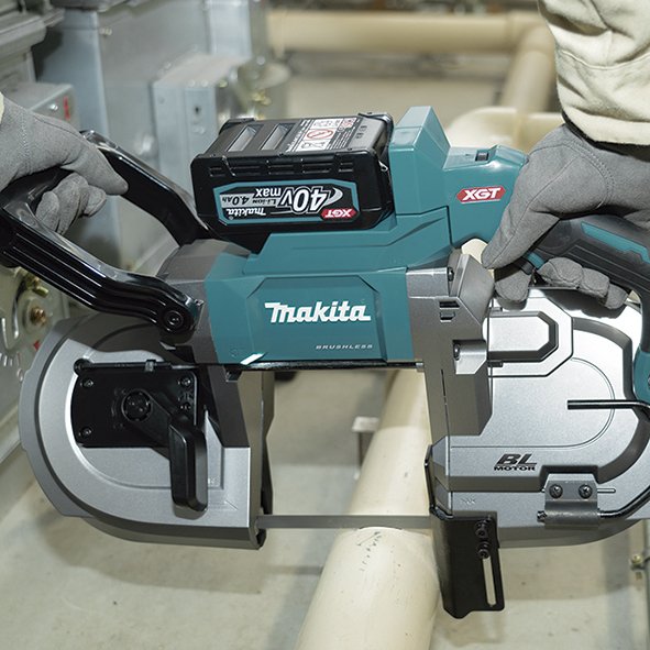Sierra  Makita Pb002gz, De Cinta Azul/Negro