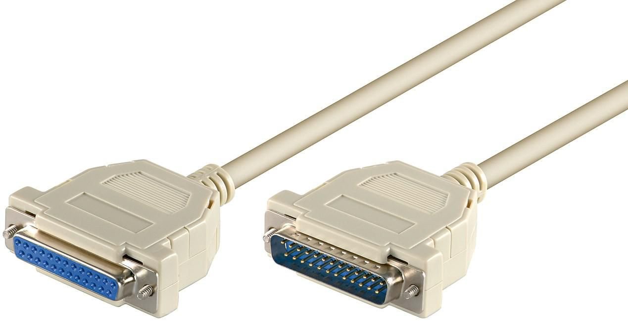 Microconnect Db25-Db25 3m Cable De Serie Blanco Db-25