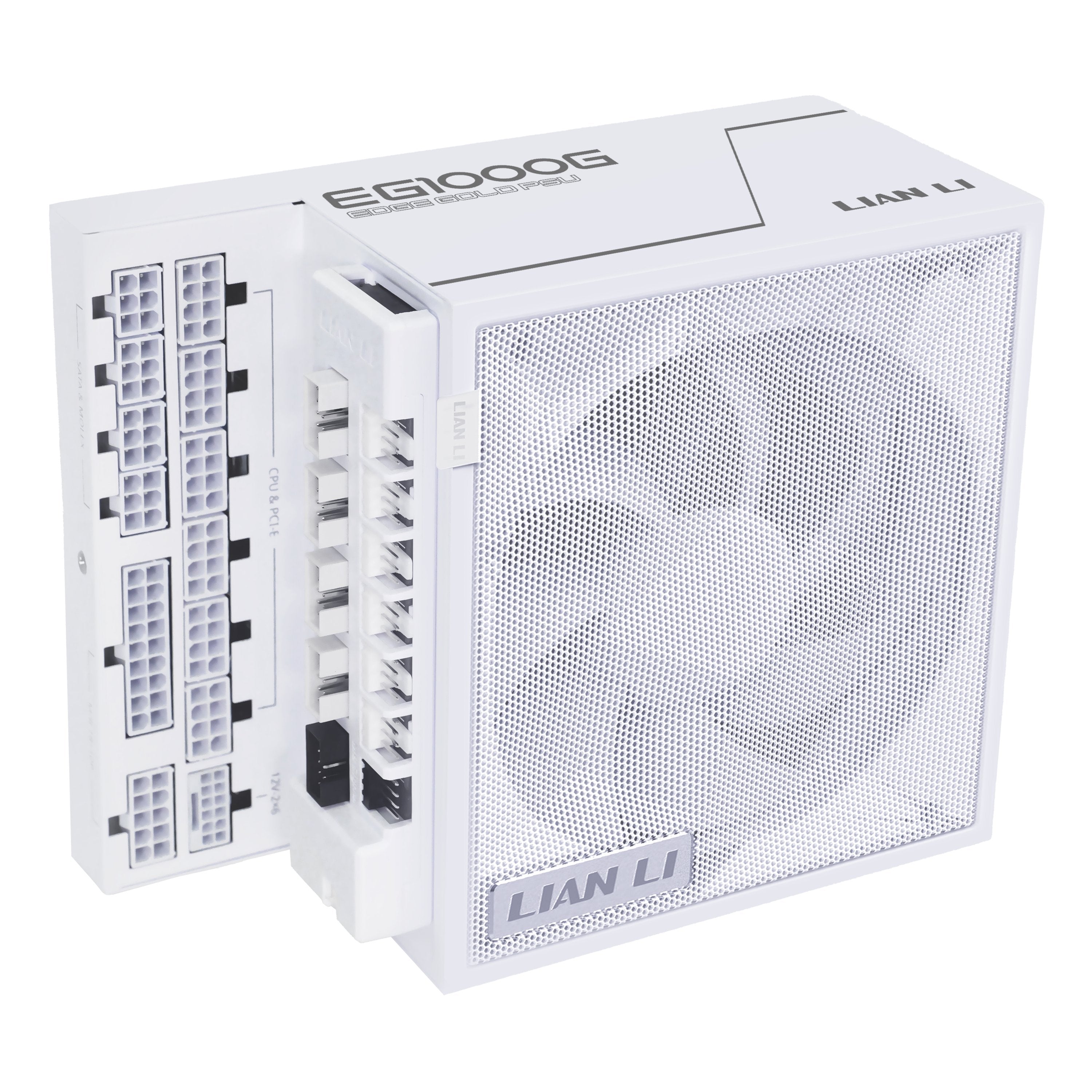 EAN 4718466016133 - Lian Li EG1000G unidad de fuente de alimentación 1000 W 20+4 pin ATX ATX Blanco imagen 8