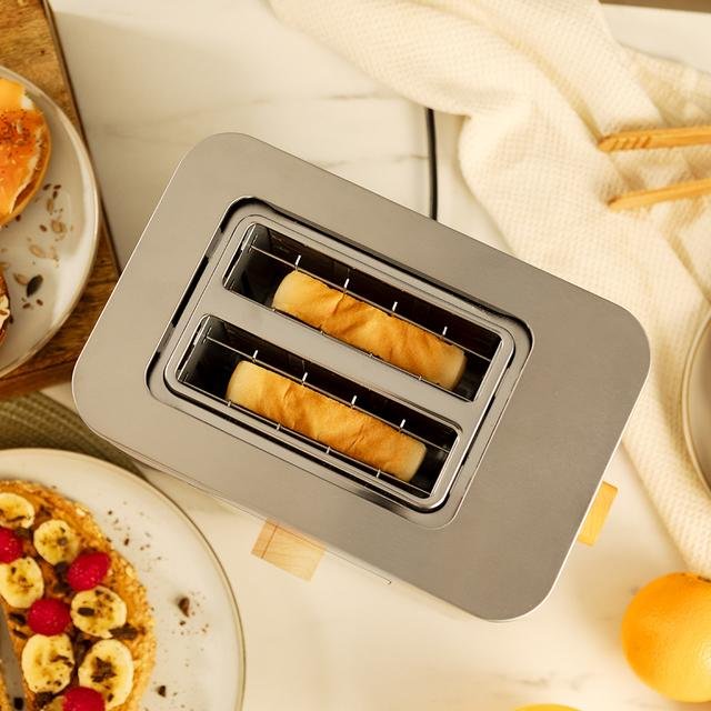 Tostadora Cecotec 04843 7 2 Rebanada(S) 950 W Acero Inoxidable