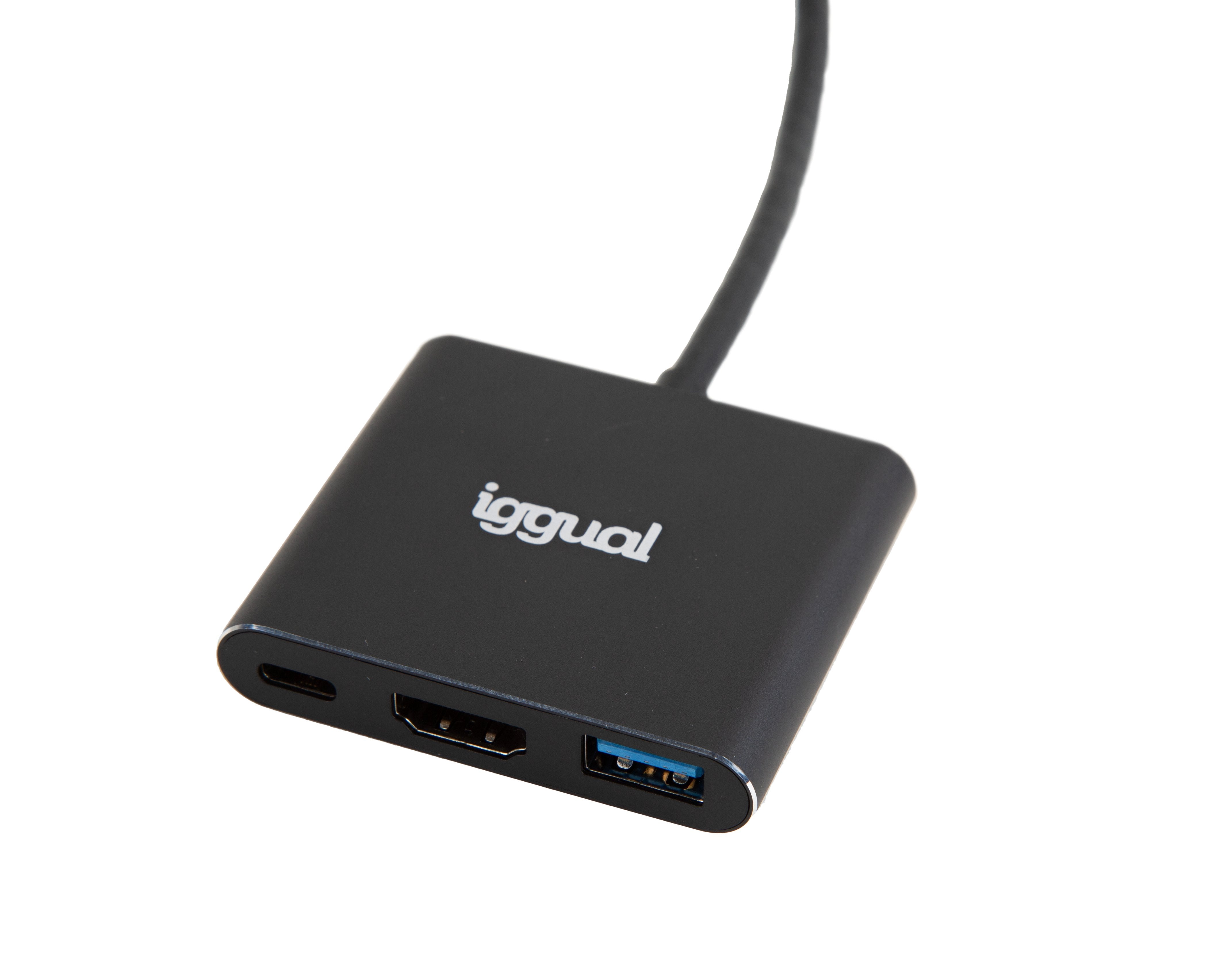 Iggual Hub Tipo C 3 En 1 Hdmi Usb3.0 Pd100w