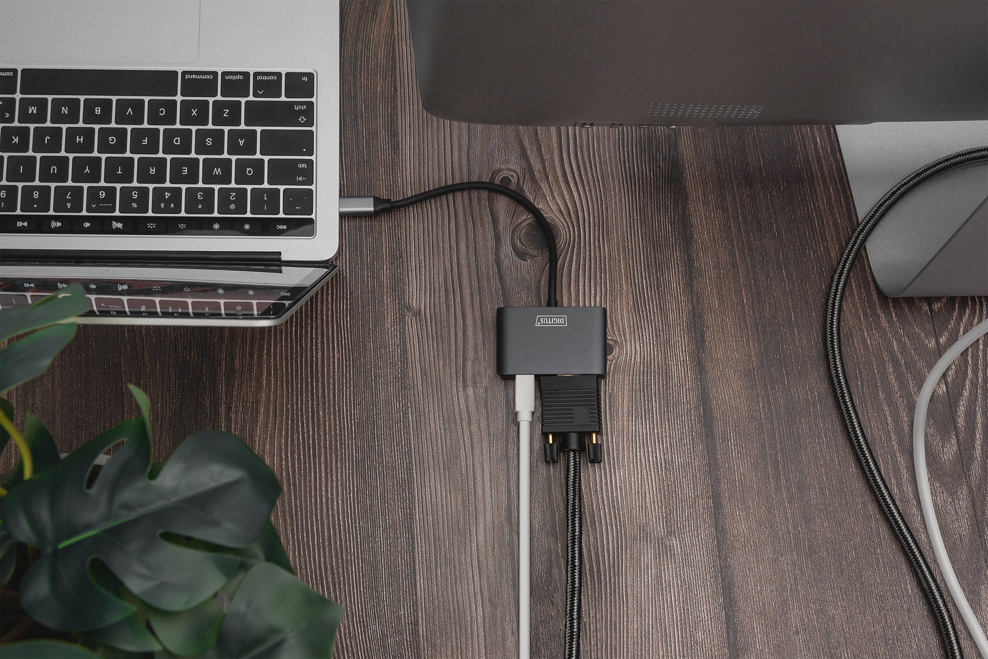 EAN 4016032478737 - Digitus DA-70825 Adaptador gráfico USB 4096 x 2160 Pixeles Gris imagen 2