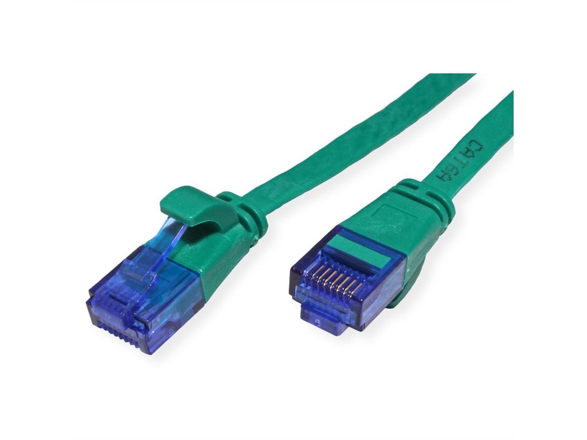 Value Cable De Red Cat.6a (Class Ea) Utp, Extra-Flach, Grn, 5 M