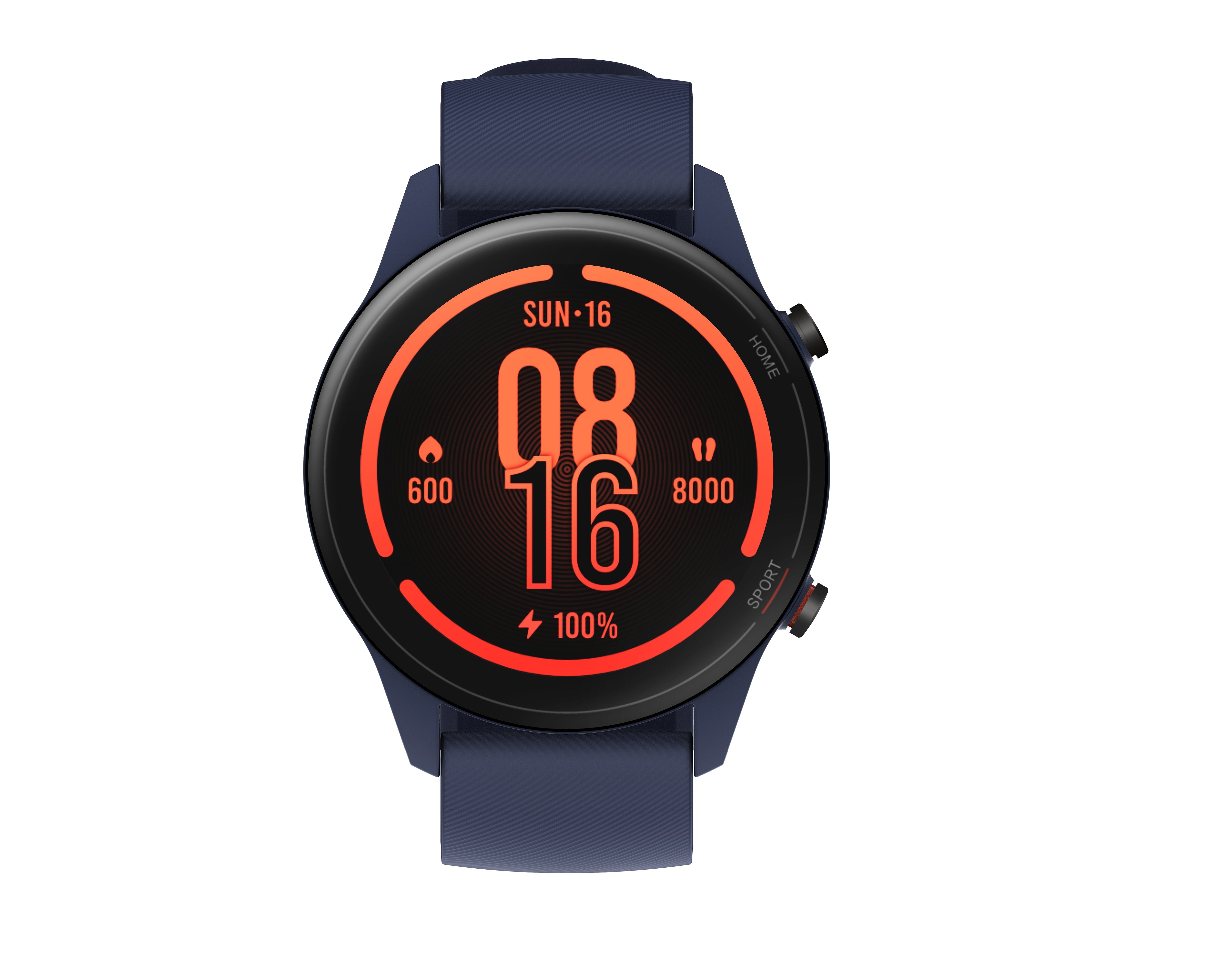 Smartwatch Xiaomi Mi Watch Notificaciones Frecuencia Cardíaca Gps Azul