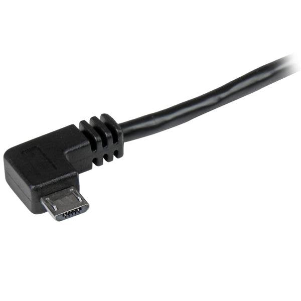 Startech Cable 2m Micro Usb Acodado A Derecha