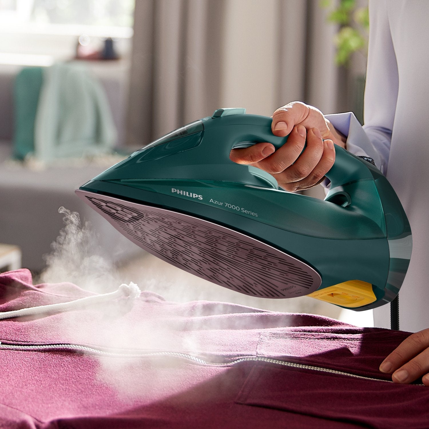 Philips 7000 Series Dst7050/70 Plancha A Vapor Suela Steamglide Elite 2800 W Verde