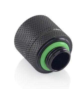 Bitspower Conexión Recto G1 4 Pulgadas Ag A 16 10mm - Negro Mate