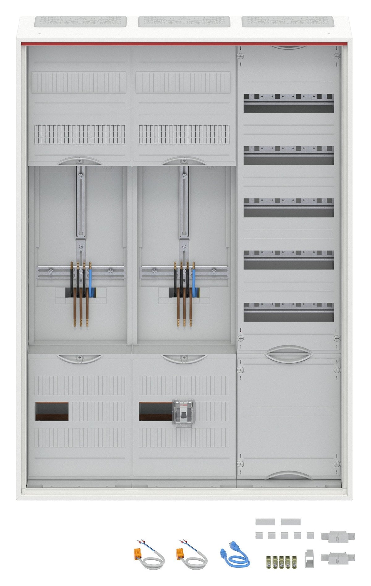 Striebel & John Completo Armario Con Apz Da37cg 3-Punkt 1100x800mm 2 Zhlerpl.+ 1 Vertf.