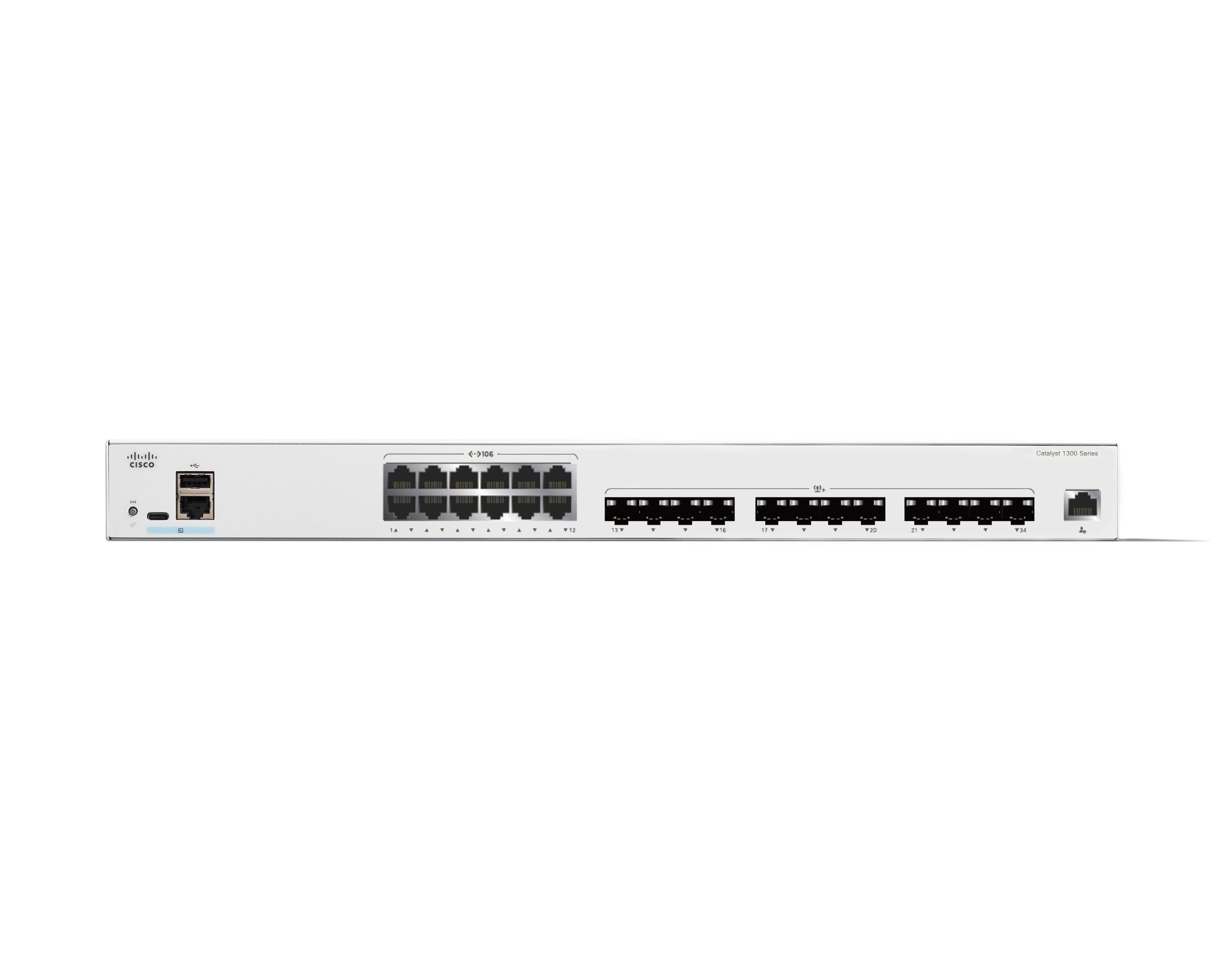 Cisco Catalyst C1300-24xts Switch Gestionado L2/L3 10g Ethernet (100/1000/10000) Energía Sobre Ethernet (Poe) Gris