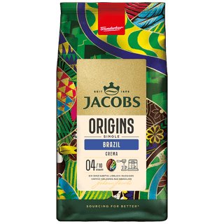 Jacobs Origins Brazil Café En Grano Mild, 1 Kg