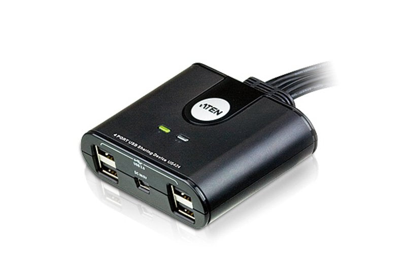 EAN 0672792003806 - ATEN US424 interruptor KVM Negro imagen 1