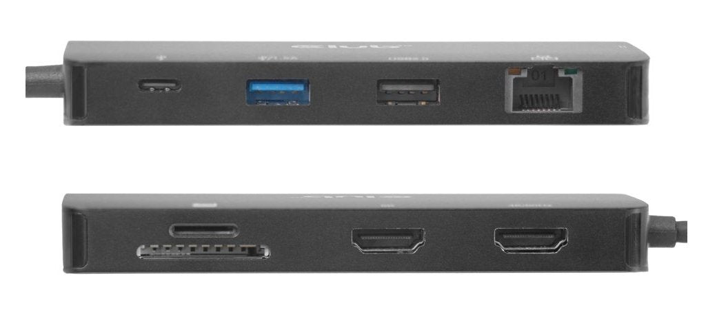 Club3d Usb-C 9in1-Hub >2xhdmi 2xusb Usb-C Lan 4k60hz Pd100w Retail