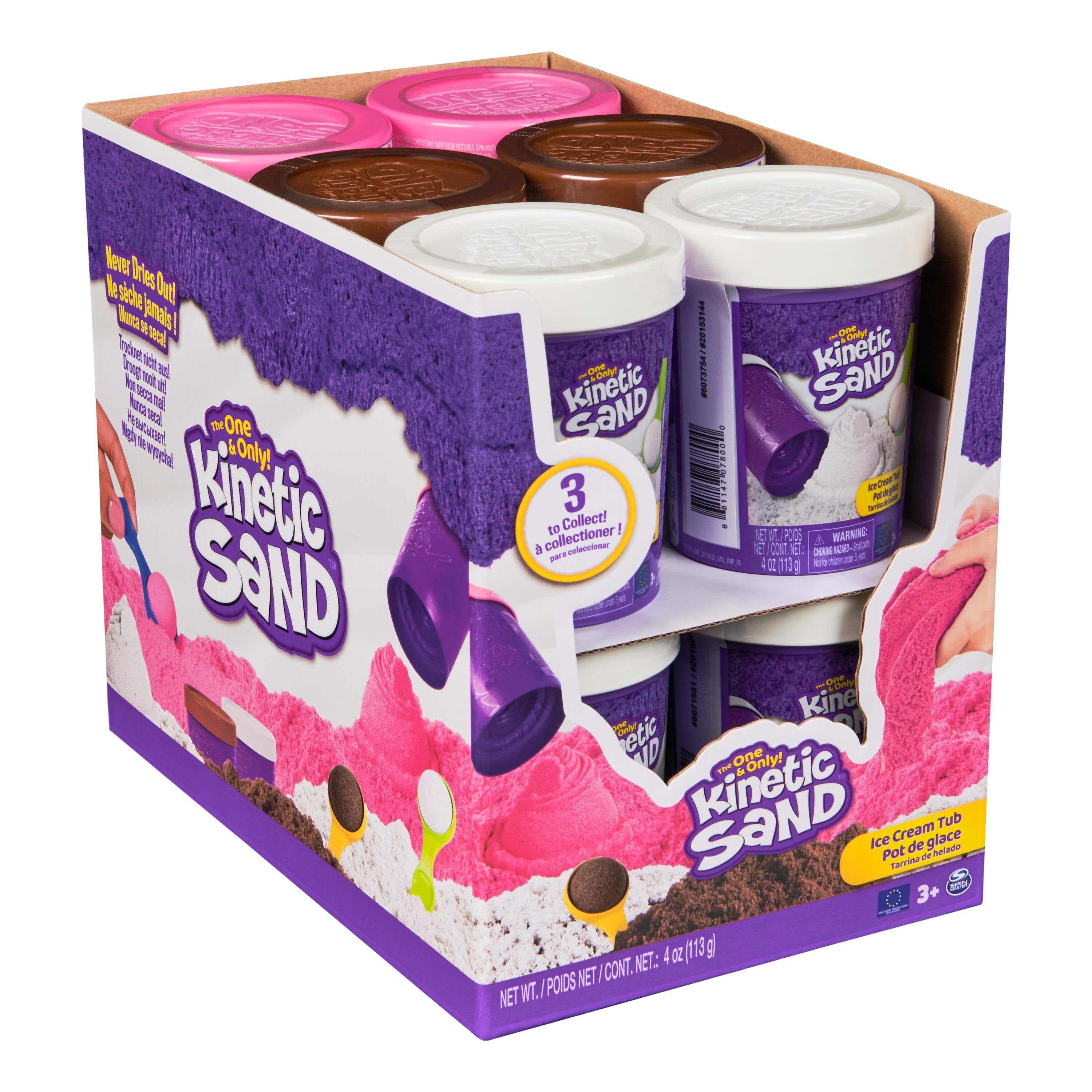 Piasek Kinetyczny Kinetic Sand Lodowa Tuba Mix