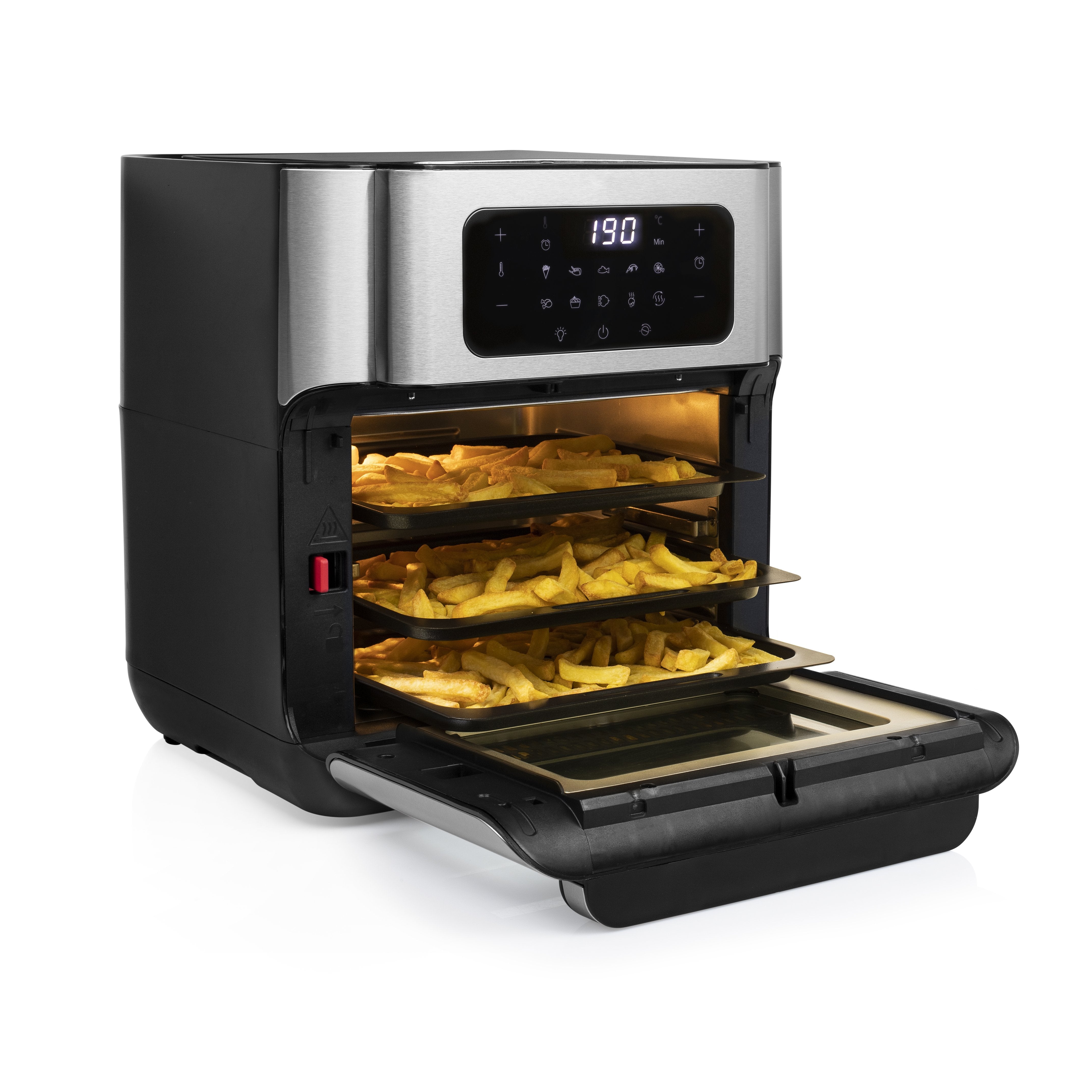 EAN 8713016091451 - Princess 182065 Sencillo 10 L Independiente 1500 W Freidora de aire caliente Plata imagen 40