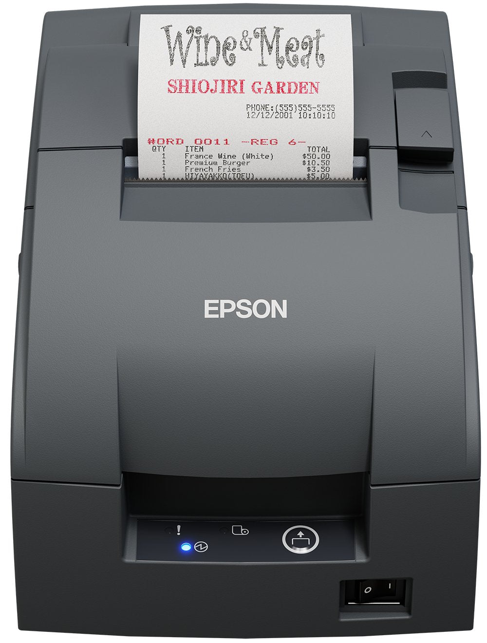 Impresora De Ticket Matricial Epson Tm-U220iib Con Corte Automático. Conexión Rs232. Color Negro.
