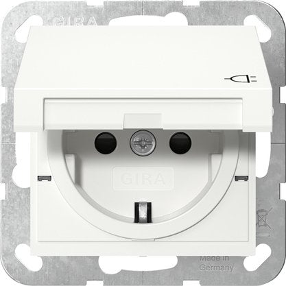 Gira System 55 Toma De Corriente Schuko Blanco
