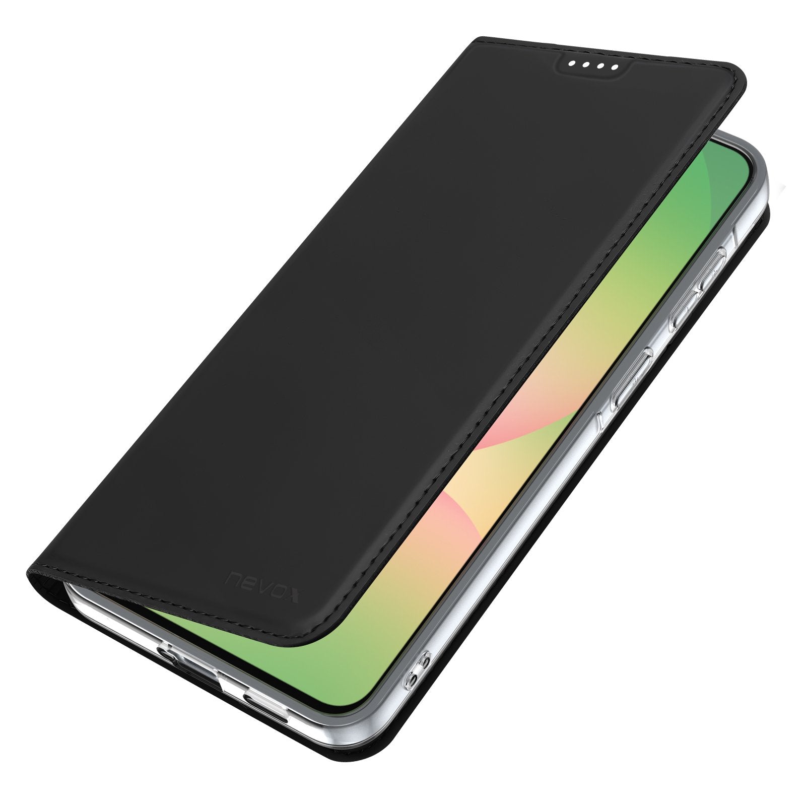 EAN 4250686416053 - nevox 2605 funda para teléfono móvil 17 cm (6.7") Folio Negro imagen 1