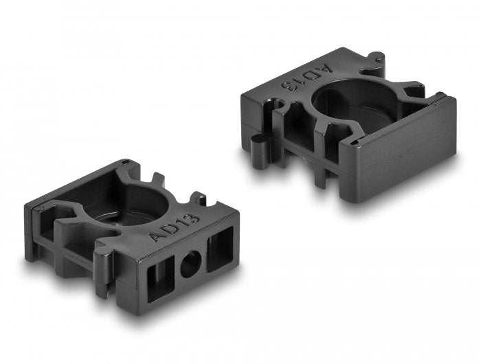 Delock 60482 Organizador De Cables Pasacables Negro 8 Pieza(S)