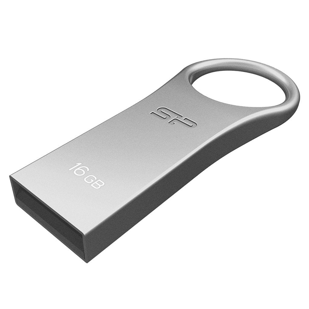 Pendrive 16gb Silicon Power Usb2.0  F80 Silver/Zinc Case