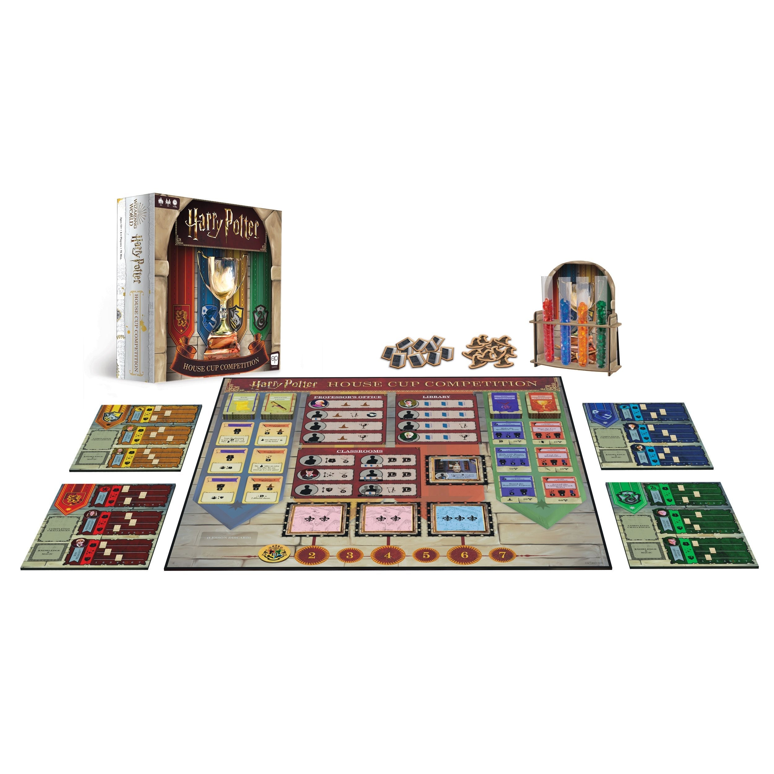 Juego De Mesa Harry Potter House Cup Competition Edad Recomendada 11 Años (Ingles)