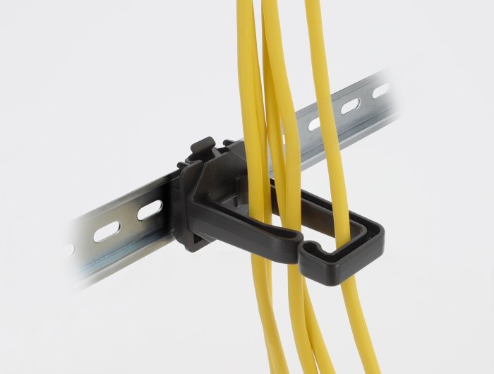 Delock Kabelbügel 70 X 24 Mm Con Montageplatte Negro