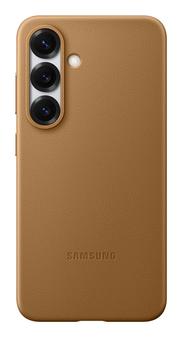 Funda Cuero Dorada S25